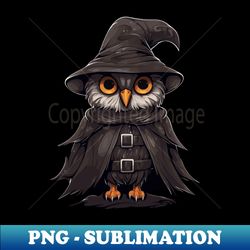 Halloween Owl Illustration - Elegant Sublimation PNG Download - Capture Imagination with Every Detail
