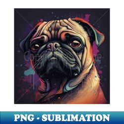 Pug - Stylish Sublimation Digital Download - Perfect for Personalization