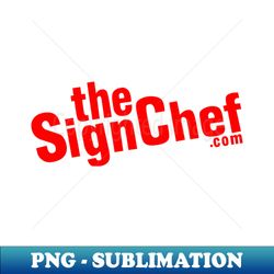 The Sign Chef dot Com - PNG Sublimation Digital Download - Capture Imagination with Every Detail