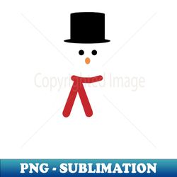 Snowman Vector - Signature Sublimation PNG File - Perfect for Sublimation Mastery