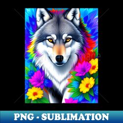Wolf is my spirit animal - Modern Sublimation PNG File - Instantly Transform Your Sublimation Projects