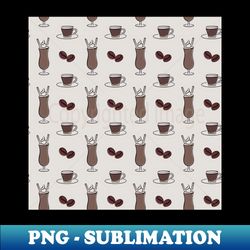coffee pattern 4 - premium sublimation digital download - unleash your inner rebellion