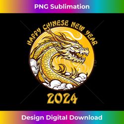 Chinese New Year 2024 Year of the Dragon Happy New Year 2024 Tank To - Eco-Friendly Sublimation PNG Download - Lively and Captivating Visuals