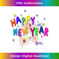 Happy New Year Tank To - Bespoke Sublimation Digital File - Enhance Your Art with a Dash of Spice
