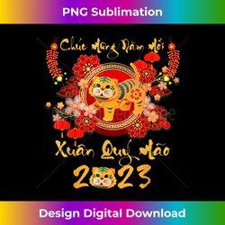 Mung Nam Moi Xuan Quy Mao 2023 Vietnamese Lunar New Year - Futuristic PNG Sublimation File - Spark Your Artistic Genius