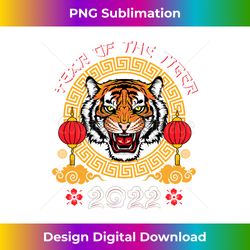 Happy Chinese New Year 2022 Year of the Tiger Horoscope Long Sl - Sophisticated PNG Sublimation File - Craft with Boldness and Assurance