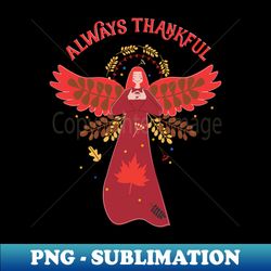 Thanksgiving Angel - Professional Sublimation Digital Download - Capture Imagination with Every Detail