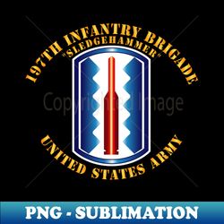 197th Infantry Brigade - Sledgehammer - Decorative Sublimation PNG File - Bring Your Designs to Life