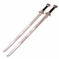 Drizzt Do'Urden Scimitar Replica Sword Set Twinkle & Icingdeath Steel Forgotten Realms
