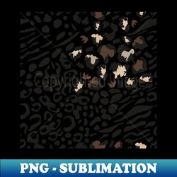 leopard print pattern - signature sublimation png file - capture imagination with every detail