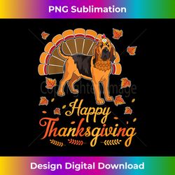 Turkey Bloodhound Dog Happy Halloween Thanksgiving Day S - Urban Sublimation PNG Design - Reimagine Your Sublimation Pieces