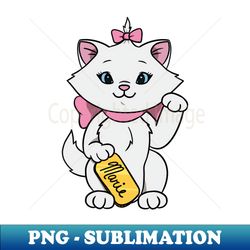 Lucky Cat Marie - PNG Transparent Sublimation Design - Spice Up Your Sublimation Projects