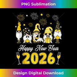 Christmas Gnomes Happy New Year 2026 Xmas Family Matching Tank - Bohemian Sublimation Digital Download - Ideal for Imaginative Endeavors