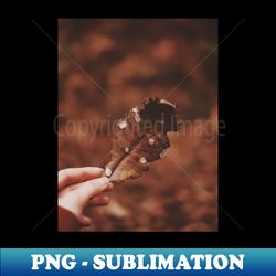 Photo of person holding brown leaf - Stylish Sublimation Digital Download - Unleash Your Inner Rebellion