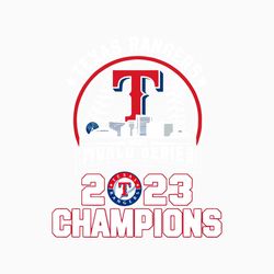 Rangers World Series Champions Baseball Team SVG File