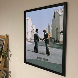 Wish You Were Here Pink Floyd Album Cover Canvas, No Framed, Gift