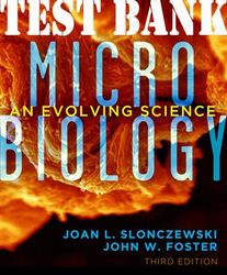 TEST BANK for Microbiology An Evolving Science, 3rd Edition, John Foster & Joan Slonczewski (Complete 28 Chapters Q&A)