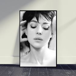 Monica Bellucci Sexy Model Canvas, Living Room Decor, Home Decor, Art Canvas For Gift