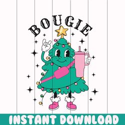 Boojee Christmas Tree Tumbler Belt Bag SVG Digital File