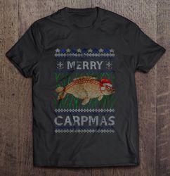 merry catmas cat with santa hat christmas tee t-shirt