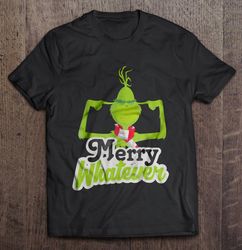 merry whatever the grinch christmas sweater tee t-shirt