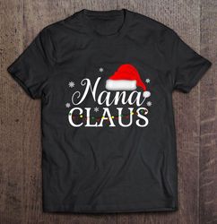 Nana Claus Santa Hat Christmas Lights2 TShirt