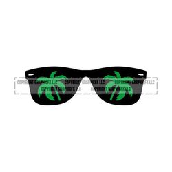 Palm Tree Sunglasses INSTANT DOWNLOAD vector .eps, .dxf, .svg .png. Vinyl Cutter Ready, T-Shirt, CNC clipart graphic 2022