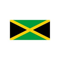 Jamaica Flag Jamaican vector .eps, .dxf, .svg .png. Vinyl Cutter Ready, T-Shirt, cnc clipart graphic 0709