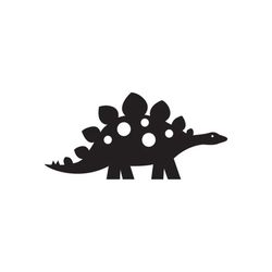 Stegosaurus Dinosaur INSTANT DOWNLOAD 1 vector .eps, .dxf, .svg .png. Vinyl Cutter Ready, T-Shirt, CNC clipart graphic 0157
