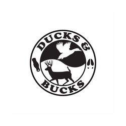 Ducks & Bucks Hunting vector eps, .svg, .png, .dxf Vinyl Cutter Ready, T-Shirt, CNC clipart graphic 0109
