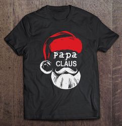 Papa Claus Santa Hat Christmas Tee T-Shirt