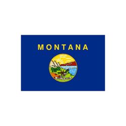 Montana State Flag INSTANT DOWNLOAD 1 vector .eps, .dxf, .svg .png. Vinyl Cutter Ready, T-Shirt, CNC clipart graphic 0336