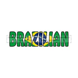 BRAZILIAN Flag text word art Island vector .eps, .dxf, .svg .png. Vinyl Cutter Ready, T-Shirt, CNC clipart graphic 1176