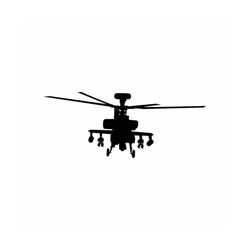 Helicopter Graphic INSTANT DOWNLOAD 1 vector .eps & 1 .png Vinyl Cutter Ready, T-Shirt, CNC clipart graphic 0056