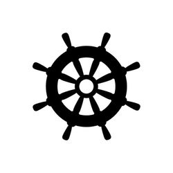 Ship's Wheel Boat's Wheel 1 vector .eps, .dxf, .svg .png. Vinyl Cutter Ready, T-Shirt, CNC clipart graphic 0670
