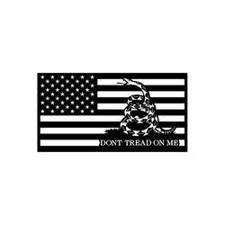 Gadsden U.S.A. Flag logo .eps, Don't Tread On Me, Tea Party .svg, .dxf & 1 .png Vinyl Cutter Ready, T-Shirt, CNC clipart graphic 0640