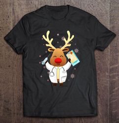 Reindeer Doctor Christmas Tee Shirt
