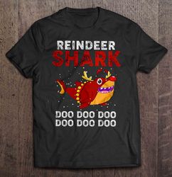 Reindeer Shark Doo Doo Doo Doo Doo Doo Christmas Sweater T-shirt