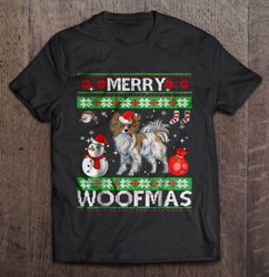 Merry Woofmas Shih Tzu Christmas Sweater Gift Top