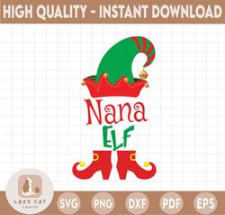 Nana Elf SVG, Christmas SVG, Elf family design svg, Daddy Christmas svgdesign, Merry Christmas SVG, Funny Christmas SVG,