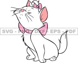 Disney Cat Marie Svg, Kitten Cat Marie Png, Cartoon Customs SVG, EPS, PNG, DXF 163