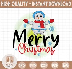 Merry Christmas Snowman PNG for Sublimation, Christmas PNG, Winter Holidays png, Christmas Png Sublimation Digital Downl