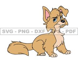 Disney Lady And The Tramp Svg, Good Friend Puppy,  Animals SVG, EPS, PNG, DXF 259