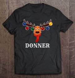 Santa Reindeer Donner Christmas2 V-Neck T-Shirt