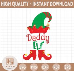 Daddy Elf SVG, Christmas SVG, Elf family design svg, Daddy Christmas svgdesign, Merry Christmas SVG, Funny Christmas SVG