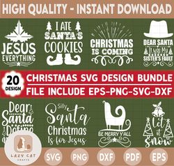 Christmas SVG Bundle, Winter svg, Santa SVG, Holiday, Merry Christmas, Christmas Bundle, Merry Christmas SVG, Funny Chri