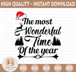 It's The Most Wonderful Time Of The Year SVG, Christmas SVG, Merry Christmas SVG, Funny Christmas SVG, Svg File for Cric