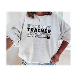Trainer Svg, Trainer Png, Trainer Mode All Day Every Day Svg, Workout Shirt Svg, Trainer Shirt Svg, Fitness Svg, Gym Svg, Sports Svg