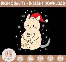Christmas tree kawaii clipart Cute, cat digital clip art, Funny cats, Merry Christmas SVG, Funny Christmas SVG, Svg File