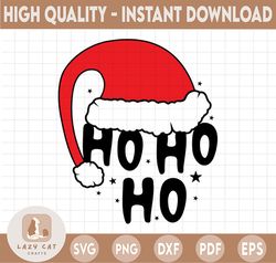 Ho Ho Ho Svg, Christmas Svg, Santa Svg, Merry Christmas SVG, Funny Christmas SVG, Svg File for Cricut, Png, Dxf